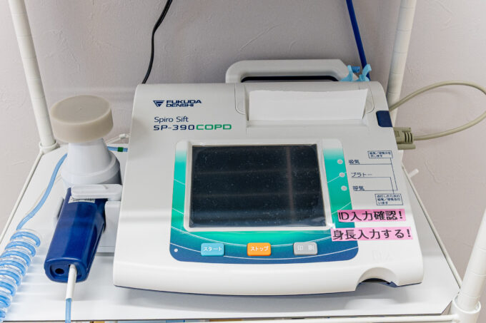呼吸機能検査機器